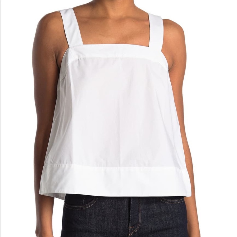 BALDWIN Camille Square Neck Shoulder Strap Tank